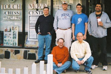 Rear L-R: Chris Baumgartner,  David Nordahl, Alex Strunk, and Dimitri Kosteris.  Front L-R: Larry Cohen and  Angelo Young