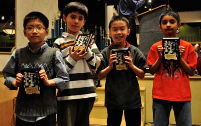 Warren Scholars receive their awards at the 2010 K8 championship