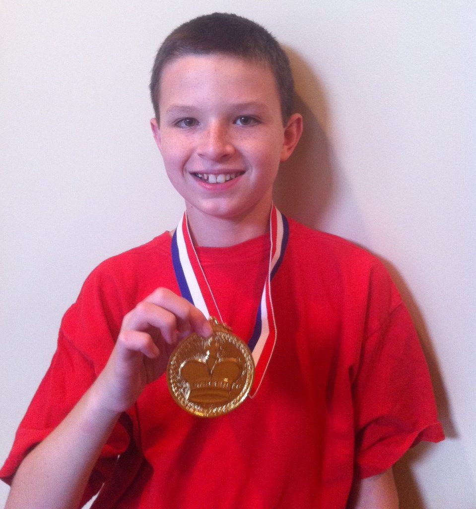Zachary Holecek attends Barber K-8 Nationals