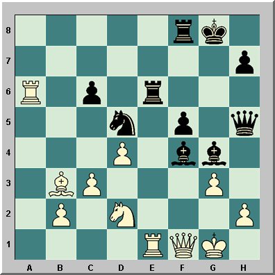 After 23...Bxf4 